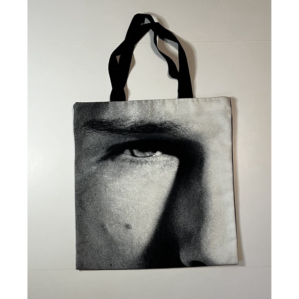 Alexander McQueen Eye Canvas Shopping Tote Bag Rare